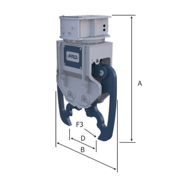 Demoledor Primario Furukawa Implementos Para Excavadora Modelos VXB6ER, VXB7ER, VXB10ER, VXB20ER, GRUPOCIBSA.