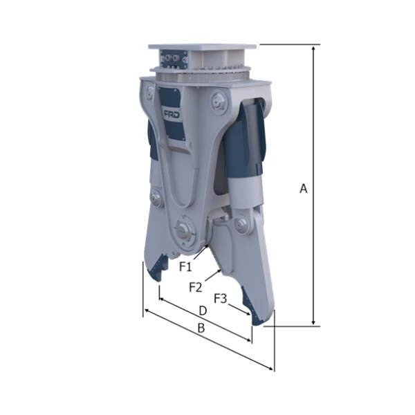 Dimensiones y medidas del multiprocesador Furukawa FRD V Series V6-M