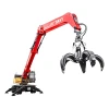 Manipuladora telescópica industrial Sany SMHW48G5 con motor Cummins L9 Stage V, ideal para chatarreras, reciclaje y construcción.